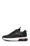 Men's Black Lace-Up Thick Sole Leather Sneakers 24Wfd 642318 - 2