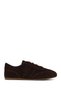 Women's Brown Lace-Up Suede Leather Sneaker 26Pfd420510
