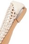 Women's Beige Braided Ballerinas 25Sfd443729 - 8