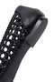 Women's Black Braided Ballerinas 25Sfd443729 - 8