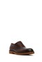 Men's Brown Lace-Up Leather Casual Shoes 25Wfd6013Ft - 6