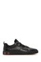Men's Black Leather Sneakers WM680002DV