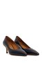 Women's Black Thin Heeled Leather Stiletto Af200019Dv - 2