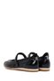 Women's Black Strappy Patent Leather Shoes, Leather Ballerinas 26Pfd370416 - 6