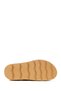 Women's Tan Strappy Thick Soled Suede Leather Sandals 26Sfd151610 - 6