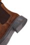 Women's Tan Suede Leather Chelsea Boots 25Wfd202210 - 8