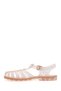 Women's Gold Ankle Strap Jelly Sandals 26Sfe4942Pv - 3