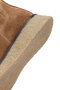 Women's Camel Thick Soled Suede Leather Chelsea Boots 25Wfd511410 - 8