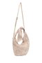 Women's Light Beige Long Strap Suede Leather Shoulder Bag 26Pbd250410 - 7