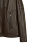 Calvin Men's Mink Zippered Short Leather Coat 26Wge662247 - 6
