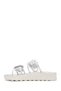 Women's Transparent Double Buckle Stone Slippers 25Sfe460718 - 2