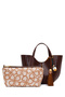 Women's Burgundy Long Strap Printed Shoulder Bag 26Sbd251926 - 7
