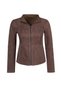 Lucy Women's Gray Double-Sided Leather Suede Jacket 26Sgd568010 - 4