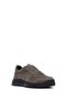 Men's Gray Lace-Up Nubuck Leather Sneaker WM740006DN - 7