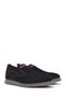 Men's Navy Blue Nubuck Genuine Leather Shoes, Casual Shoes, Daily Shoes 25Sfd7104V3 - 3