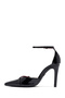 Women's Black Ankle Buckle High Thin Heeled Patent Leather Stiletto, Heeled Shoes 25Afd440316 - 4