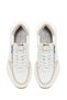 Women's White Lace-Up Zippered Thick-Sole Leather Sneaker 26Sfd371818 - 4