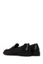 Women's Black Leather Loafer Af180020Dv - 7