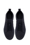 Men's Navy Blue Lace-Up Nubuck Leather Sneaker Wm680050Dn - 4