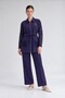 File: Detailed Two-Piece Set, Navy Blue