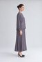 Two-Button Skirt Suit with Buckle Detail in Anthracite - 2