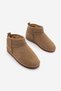 Women's Fur Lined Daily Boots Pasep Camel Suede - 5