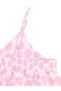 Pink Polka Dot Girl's Poplin Ruffle Strap Dress - 6