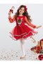 Girl's Christmas Deer Tulle Red Costume Dress – Ages 2-8