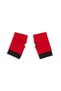 Girls' Ladybug Patterned Cotton Red Fingerless Gloves 2-8 Years - 3