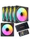 Fcl-f1274b RGB 4pin 120mm Case Fan 4-Pack - Control Unit