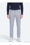 Gray Woven Slim Fit Casual Trousers - 4