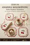 Premium Set of 6 Cocktail and Coffee Coasters with Cherry Motifs and Gold Embroidery - 6