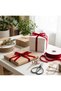 Red Velvet Ribbon, 1 cm x 10 Meters, Ribbon for Decorating New Year's Gift Packages - 2