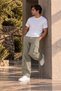 Men's Premium Imported Linen-Blend Breathable Baggy-Fit Jogger Pants with Cargo Pockets - 3