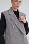 Maxi-Size Melton Vest, Anthracite - 4