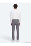Anthracite Woven Slim Fit Casual Cotton Blended Trousers - 4