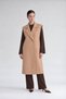 Maxi-Size Melton Vest, Dark Beige