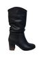 Kafkaslar New Model Half Boots with 8 cm Heel Without Zipper Bellow - 3