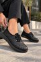 Women's Black Leather Casual Orthopedic Non-Slip Sole Ballet Flats A.Black.Patent Leather A.Black.Patent Leather