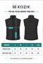 Men's Khaki Vest Sleeveless 3 Pockets Men's Fleece Casual Standard Comfortable Zippered Fleece Vest Men - 4