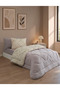 Single-Person Set: Reversible Plush Welsoft Fleece Puff (Duvet + Fitted Sheet + 2 Pillowcases) - 2