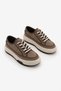 Women's Sneaker High Sole Lace-Up Sports Shoes Kotnel Mink Suede