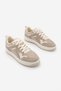 Women's Sneaker High Sole Sports Shoes Aryan Beige Suede - 6