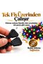 50m Black Wired Rgb Led Light String – New Year Party Christmas Tree Multi-Colored Decor Lighting - 3