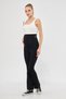 Flared Adjustable High-Waisted Stretch Shaping and Tightening Maternity Leggings - 4