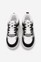 Women's Sneaker High Sole Suede Sports Shoes Aryan Black - 7