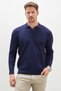 Patterned Apaş Collar Knitwear Sweater