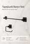 Square Adhesive Long Towel Holder Toilet Papercase Square Series