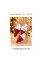 Red and White Christmas Hat-Shaped Christmas Tree Ornaments, Set of 3, Box 15x10 cm - 3