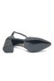 İremsu Çupra Satin Detailed 5 cm Heeled Stiletto Women's Heeled Shoes Black - 6